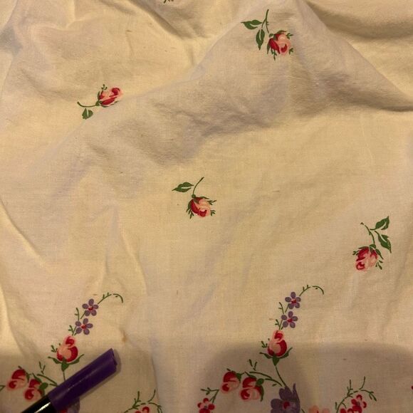 No Brand Vintage Pink White Apron - Picture 9 of 12